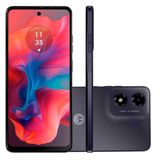 Smartphone Motorola Moto G04s Grafite 128GB 8GB (4GB RAM+4GB Ram Boost) AI Camera 16MP Sensor FPS lateral
