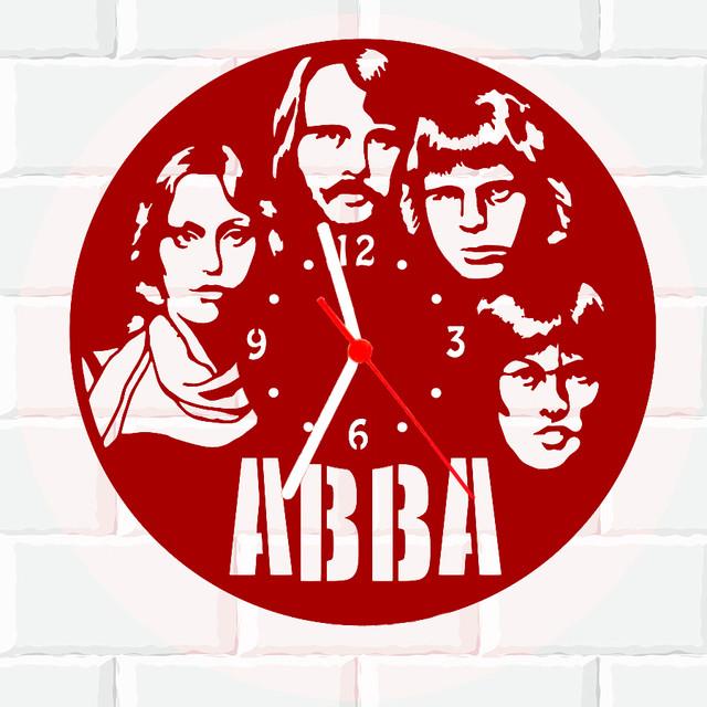 Relógio Parede Vinil Lp Ou Mdf Abba Música 1