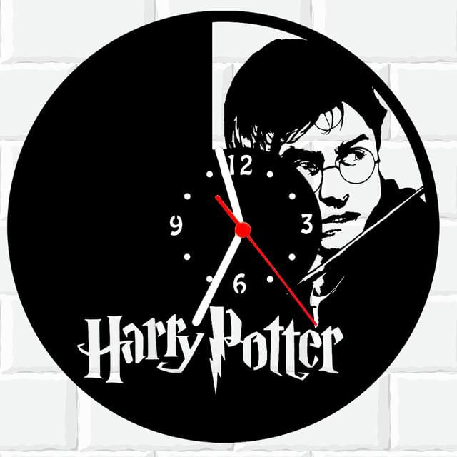 Relógio Parede Vinil Lp Ou Mdf Harry Potter 5