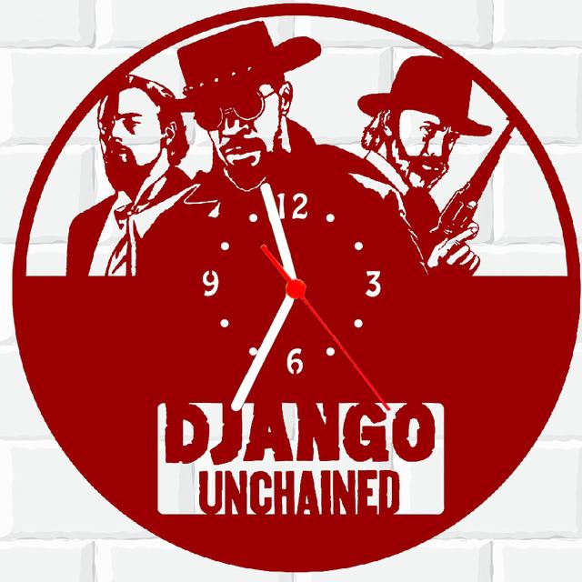 Relógio Parede Vinil Lp Ou Mdf Django Livre Filme