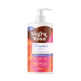 Creme Para Pentear Cabelos Com Química Crespas E Cacheadas 500ml Negra Rosa