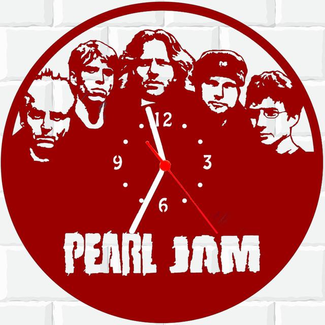 Relógio Parede Vinil Lp Ou Mdf Pearl Jam Rock Banda