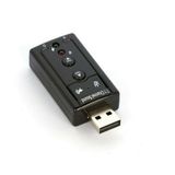 Adaptador De Som Usb 2.0 Externo 7.1-canais