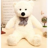 Urso creme bicho pelúcia gigante 140cm grande p/ namorada