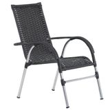 Cadeira Vênus Jardim Lazer Piscina Trama Original Preto