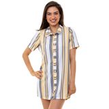 Camisola Camisão Americano Listrado Feminino Luna Cuore