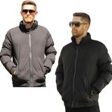 Jaqueta Masculina Bomber  Impermeavel Tamanho:m Cor:preto