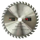 Kit 10 Discos De Serra Circular Com 40 Dentes 4-1-2&quot; 115mm Para Madeira