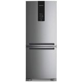 Geladeira / Refrigerador Brastemp Frost Free Inverse Bre57fk, 447 Litros, Inox - 220 Volts