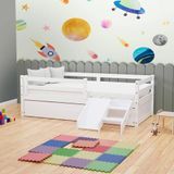 Bicama Solteiro Slim Rb E Mini Escada/escorregador Branco Housin