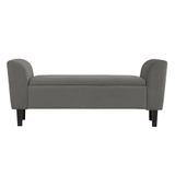 Recamier Bau Malibu 1,20m Suede Cinza - Inova Decor