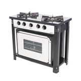 Fogão Industrial Com Forno 2 Bocas Duplas Bravo Br2bf Branco - Venâncio