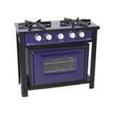 Fogão Industrial Com Forno 2 Bocas Duplas Bravo Br2bf Azul - Venâncio