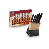 Kit - Faqueiro Plenus 6 Peças + 1 Jogo De Churrasco 12 Peças Dynamic - Tramontina