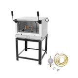 Kit - Forno Gás Industrial Roma Inox Firi80 + Kit Gás - Venâncio