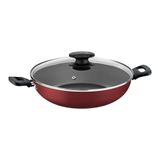 Panela Wok Alumínio 28cm Loreto Vermelho - Tramontina