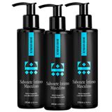 Kit 03 Sabonete Íntimo Masculino Embaixador 200ml