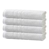 Toalha De Banho Teka Roma - Absorção Alta - Branca - 4 Peças