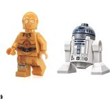 LEGO Star Wars Minifigure Droids - C-3PO and R2-D2 (75136)