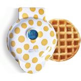 Dash Mini Maquina de Waffles (branco com desenhos)