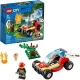 LEGO City Forest Fire 60247 Firefighter Toy, Cool Building Toy for Kids, New 2020 (84 Peças)