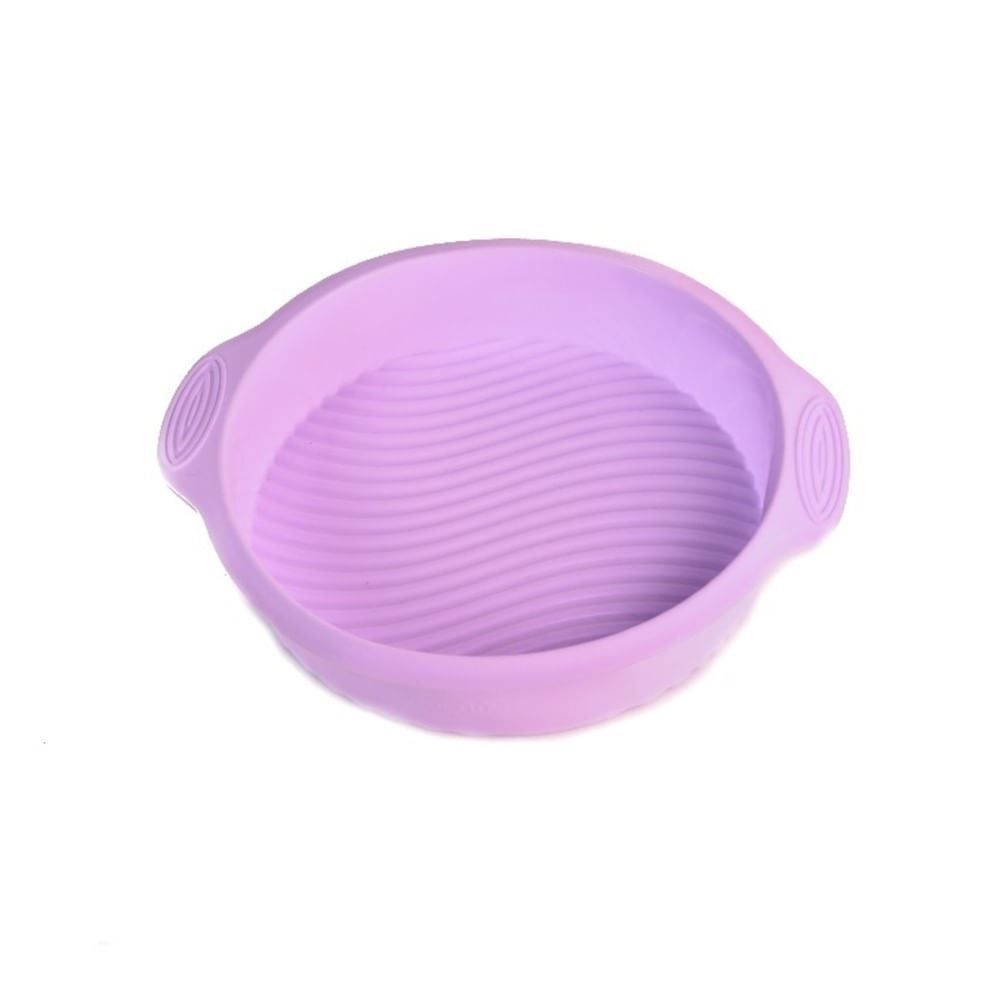 Forma De Silicone Redonda Rosa 23 x 5,5 Cm