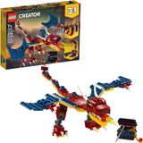 LEGO Creator 3in1 Fire Dragon 31102 Building Kit, Cool Buildable Toy for Kids, New 2020 (234 Peças)