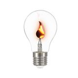 Lâmpada Taschibra Flicker Bulbo A60 Efeito Chama E27 110v
