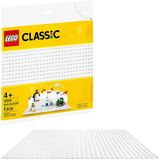 LEGO Classic White Baseplate 11010 Creative Toy for Kids, Great Open-Ended Imaginative Play Builders, New 2020 (1 Piece)