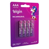 Pilhas Recarregável Aaa 1000 Mah C/4 82171