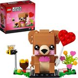 LEGO BrickHeadz Valentine's Bear 40379 Building Kit, Novo 2021 (150 Peças)