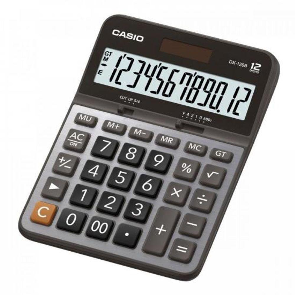 Calculadora De Mesa Casio Dx-120b 12 Dígitos Prata - Carrefour