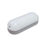 Arandela Tartaruga Led Br Ip65 Oval 12w 6500k Manplex Branco - Bivolt