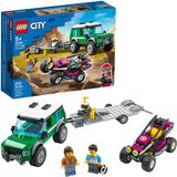 LEGO City Race Buggy Transporter 60288 Kit de construção, Brinquedo divertido para crianças, novo 2021 (210 peças)