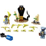 LEGO NINJAGO Epic Battle Set – Jay vs. Serpentine 71732 Building Kit, Ninja Playset Com Brinquedo de Batalha Giratória, Nova 2021 (69 Peças)