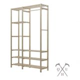 Conjunto De Estantes Sapateiras De Madeira Vertical Decorativa Para Quartos E Armário Rústico Para C