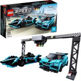 LEGO Speed Champions Fórmula E Panasonic Jaguar Racing Gen2 carro e Jaguar I-PACE eTROPHY 76898 Kit de Construção, Novo 2020 (565 Peças)