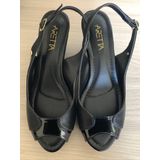 Sandalia Anabela Monia Preta Aretta 00006