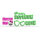 Cortador Monster High - Logo Modular Tamanho 7 Cm