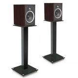 Pedestal Para Caixas Acústicas Bookshelf Bs03l Preto Central Suportes