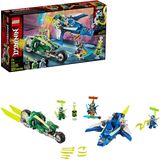 LEGO NINJAGO Jay e Lloyd's Velocity Racers 71709 Building Kit para Crianças e Brinquedos Quentes, Nova 2020 (322 Peças)