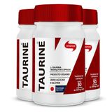 Kit 3 Taurine 500mg Vitafor 30 Cápsulas