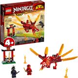 LEGO NINJAGO Legacy Kai's Fire Dragon 71701 Dragon Toy Figure Kit, New 2020 (81 Peças)