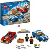 LEGO City Police Highway Arrest 60242 Police Toy, Fun Building Set for Kids, New 2020 (185 Peças)