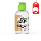 Kit C-03 Gota Dourada Coco Brasil Óleo Capilar 60ml