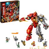 LEGO NINJAGO Fire Stone Mech 71720 Kit de Construção Com LEGO Ninja Mech, Nova 2020 (968 Peças)