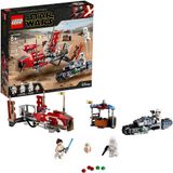 LEGO Star Wars: A Ascensão de Skywalker Pasaana Speeder Chase 75250 Hovering Transport Speeder Building Kit com Action Figures (373 Peças)