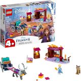 LEGO Disney Frozen II Elsa's Wagon Carriage Adventure 41166 Building Kit com Elsa &amp, Sven Toy Figure (116 Peças)