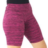 Bermuda Legue Legging Feminina Suplex Cós Alto Fitness Pink, G