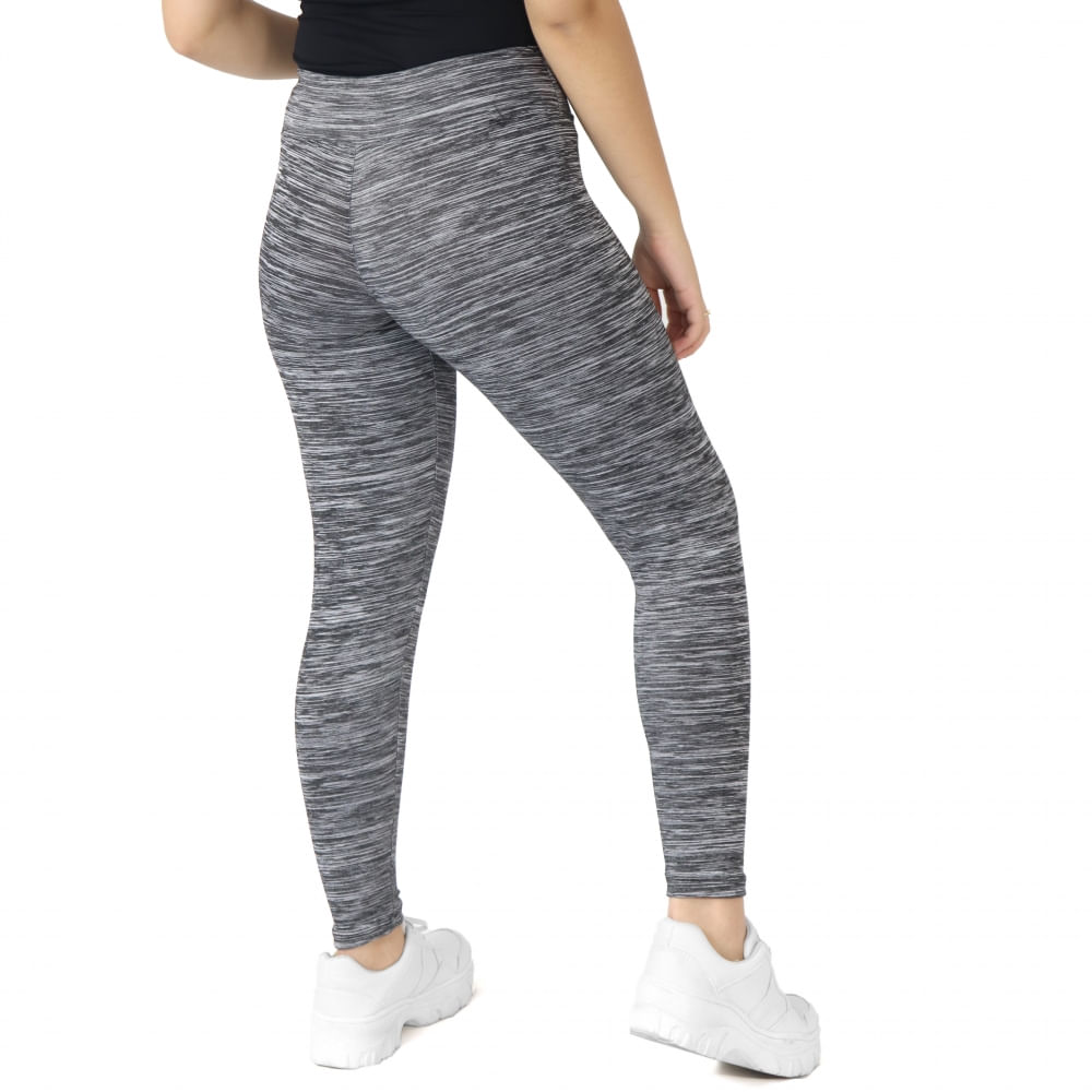 Legging Cinza Mescla Claro Suplex